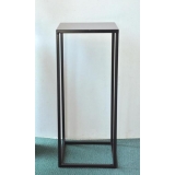 y13598 傢俱系列- 羅馬柱花台展示台系列-方形鋼管展示台-黑(可指定顏色)